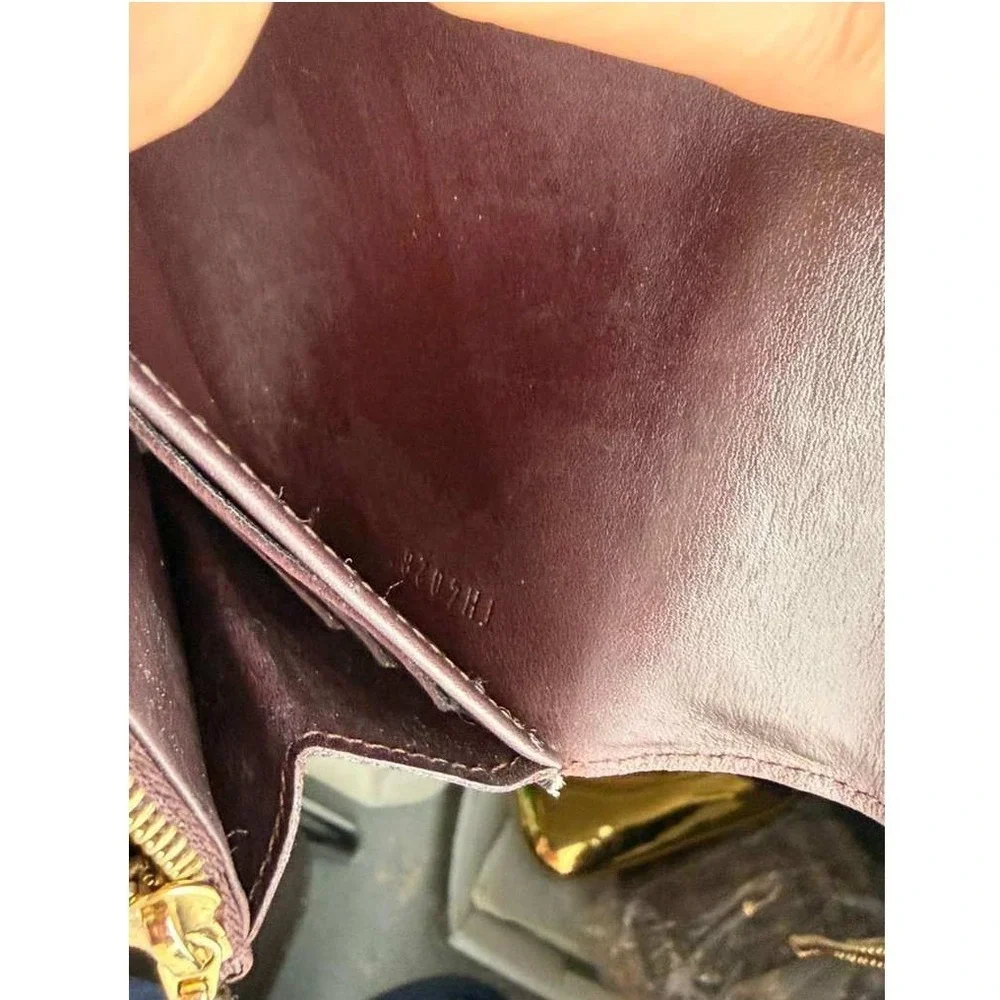 Louis Vuitton Vernis Monogram Wallet Authentic LV Patent Leather With Chain - Picture 5 of 12